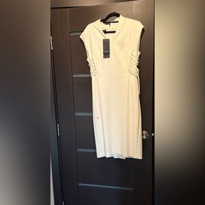 Escada White Midi Dress